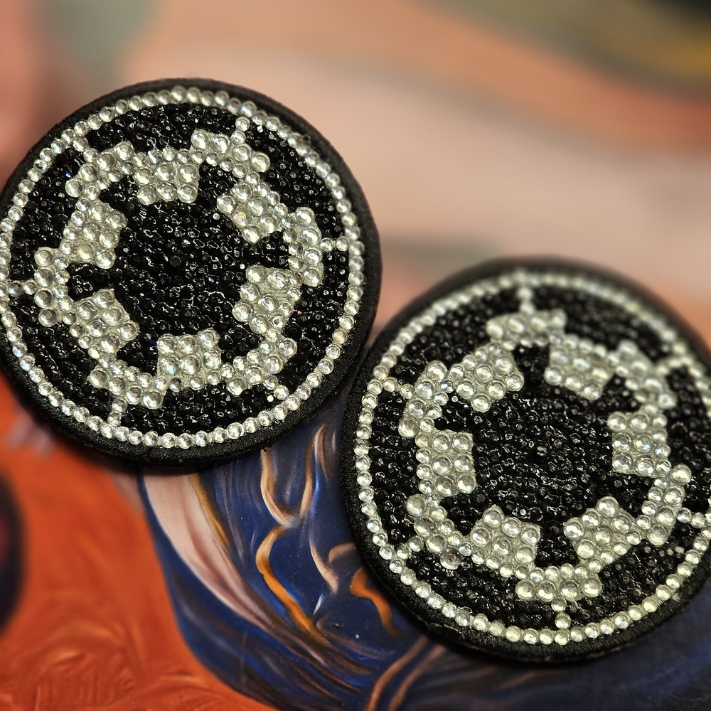Rhinestoned Galactic Empire Patches